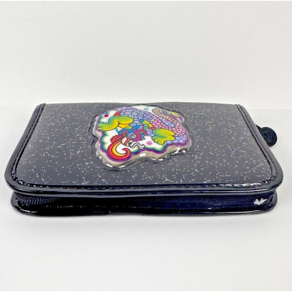 Lisa Frank Holographic Dragon Mini Planner Address Book Binder Vtg 90s - Picture 3 of 16